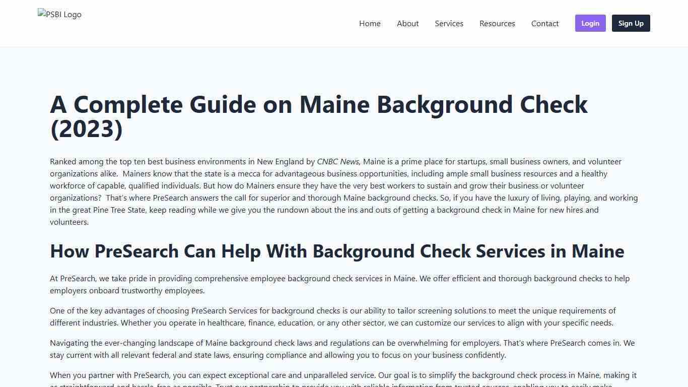 A Complete Guide on Maine Background Checks (2023)